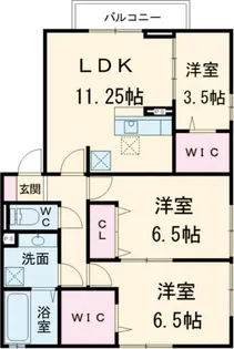 トップXI【1階】の間取り