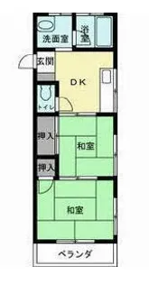 b’CASA川口新井宿re-born【1階】の間取り