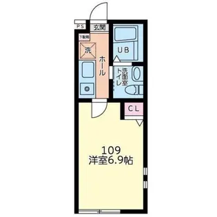 神奈川県海老名市国分南3【アパート】の間取り