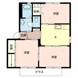 プラウシードI【1階】の間取り