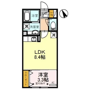 パーシモンIII【2階】の間取り