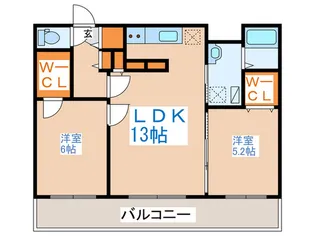 Park Village Sapporo【3階】の間取り
