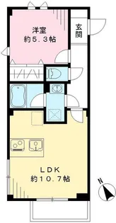 フロール多摩川【3階】の間取り