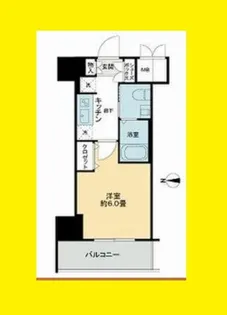 エステムコート新大阪VIIIレヴォリス【6階】の間取り