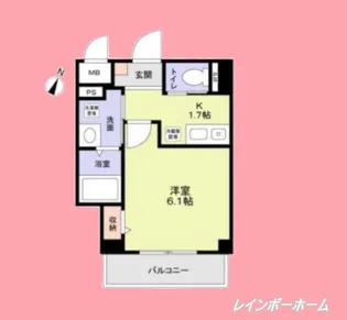 東京都江戸川区西小岩1【マンション】の間取り
