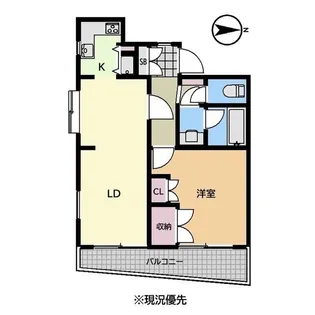 エスポワール池尻【3階】の間取り
