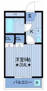 甲和マンション【2階】の間取り