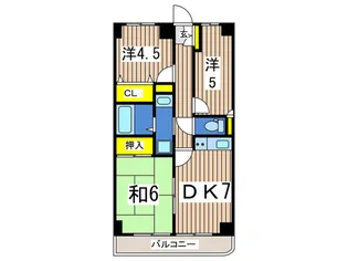 プラージュ戸塚【6階】の間取り
