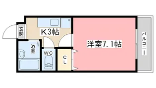 エクセレント山田【2階】の間取り