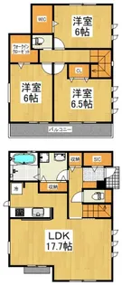 東京都小平市小川町1【一戸建】の間取り