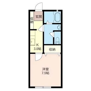 サンライズA【2階】の間取り