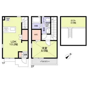 神奈川県鎌倉市材木座5【一戸建】の間取り