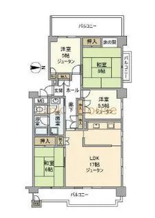 東京都江戸川区清新町1【マンション】の間取り