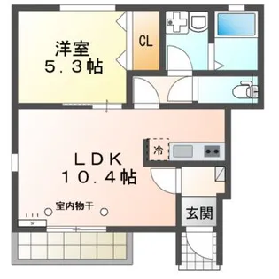Lien(リアン)B【1階】の間取り