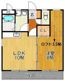 ジョイフルマンション【2階】の間取り