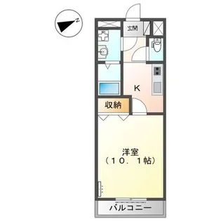 ル・ヴァンデスト【1階】の間取り