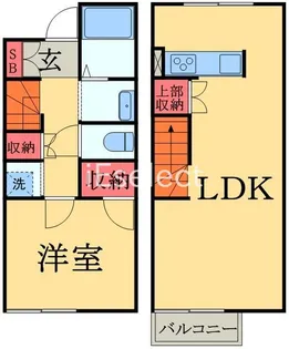 千葉県千葉市若葉区千城台北1【一戸建】の間取り