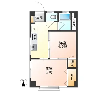 ミミマンション【2階】の間取り