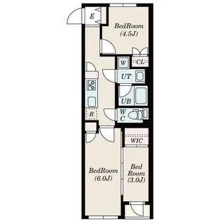 ゲートマークス三軒茶屋の間取り