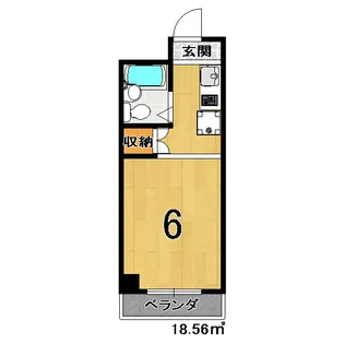 シャトーニシムラ【4階】の間取り