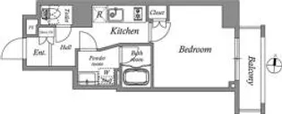 クオリタス東十条【4階】の間取り