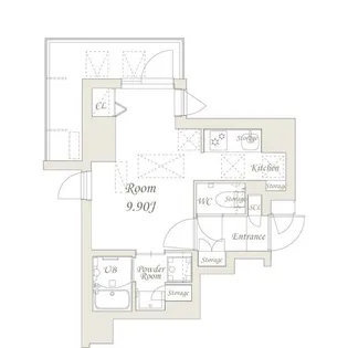 グランカーサ錦糸町 (旧スプランディッド錦糸町I)【5階】の間取り