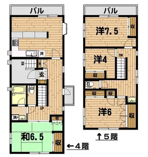江川ビル【5階】の間取り