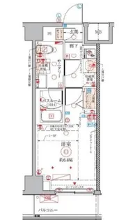 クレヴィスタ武蔵中原【2階】の間取り