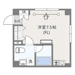 ハイムヤマネ【1階】の間取り