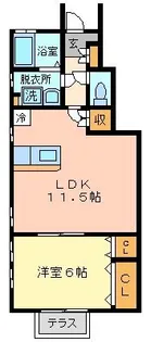 ビオトープ桜丘C棟【1階】の間取り