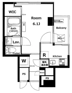 ガラ・シティ金町【4階】の間取り
