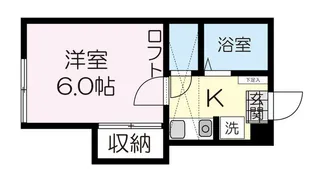 ベルトピア仙台904【2階】の間取り