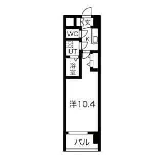THE MUSIC COURT【3階】の間取り