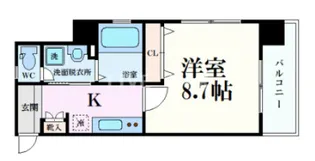 ベラジオ西陣聚楽【3階】の間取り