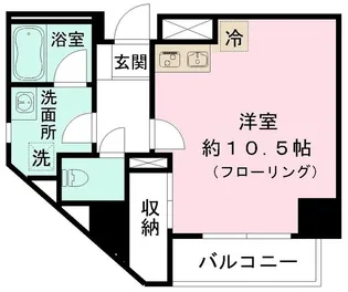 ONE三ノ輪【2階】の間取り