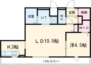 ミナス ティリス【2階】の間取り