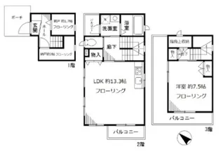 ハウス・ブラウニー【2階】の間取り