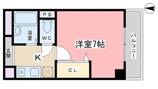 サンシーガルIII【2階】の間取り