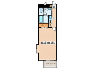 アンプルールフェールKOKI【1階】の間取り