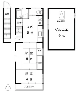 シャルマンテ氷川台【2階】の間取り