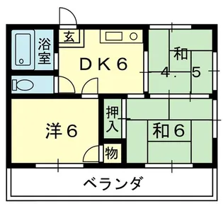 メゾン上ノ郷A【2階】の間取り