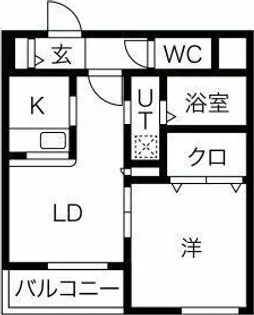 スゥラブルス【2階】の間取り