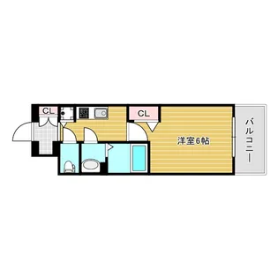 レオンコンフォート阿波座西【3階】の間取り