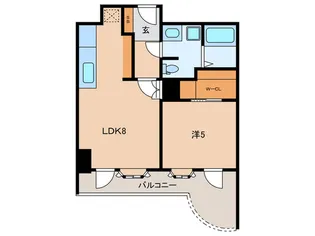 インペリアル南麻布コート&サテライト【7階】の間取り