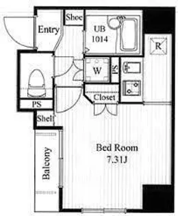 ドルチェ京橋壱番館【2階】の間取り