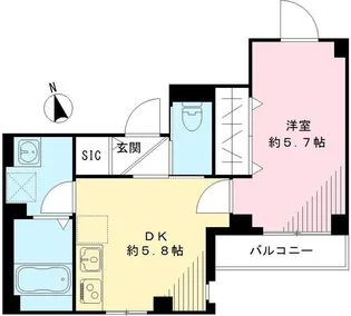 メゾン ド レスポワール【4階】の間取り