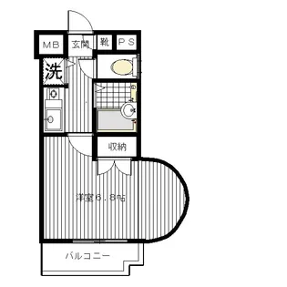 サンハイム高井戸II【5階】の間取り