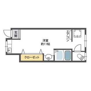 JS豊中B棟【1階】の間取り