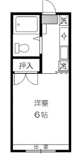 ハイツグリーンフィールズ【2階】の間取り