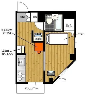 YM潮見駅前2【1階】の間取り